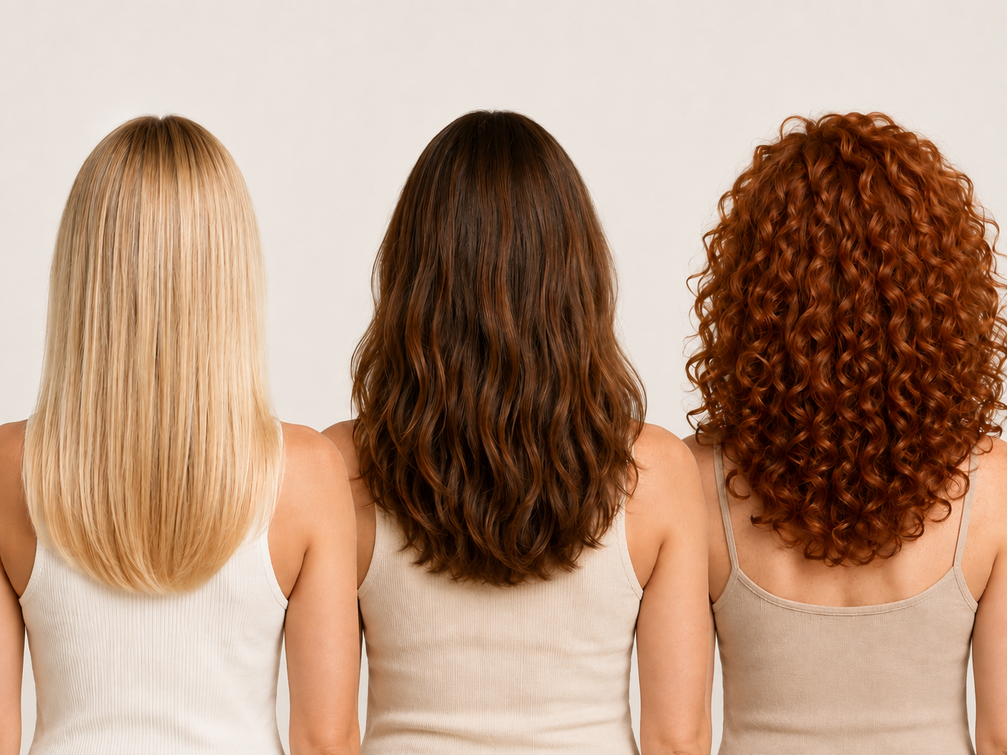 Heat guide by hair type